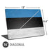 Estonia Flag Distressed Universal Laptop 16in (13 x 9.4in) Skin